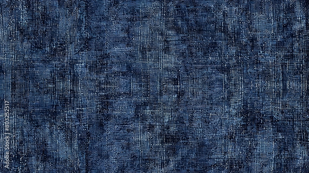 Seamless Blue Denim Textile Tile Pattern for Backgrounds and Textures Seamless Blue Denim Textile Tile Pattern for Backgrounds and Textures
