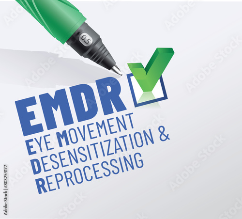 EMDR. - Eye Movement Desensitization and Reprocessing therapy 