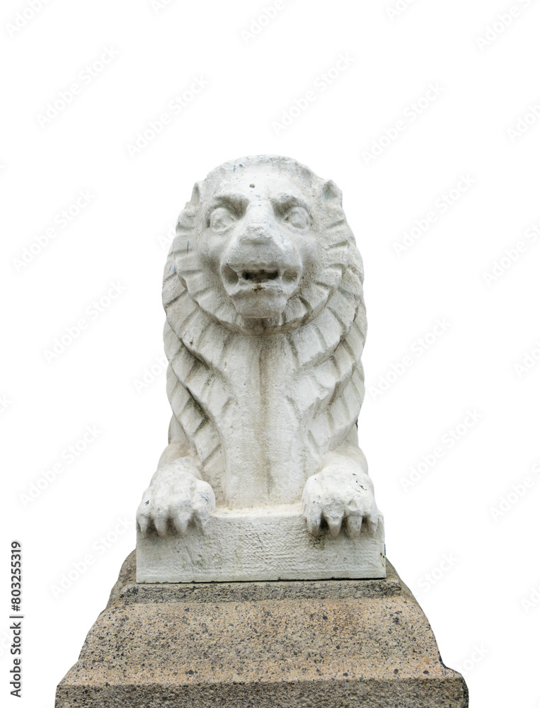 the statue of a lion
