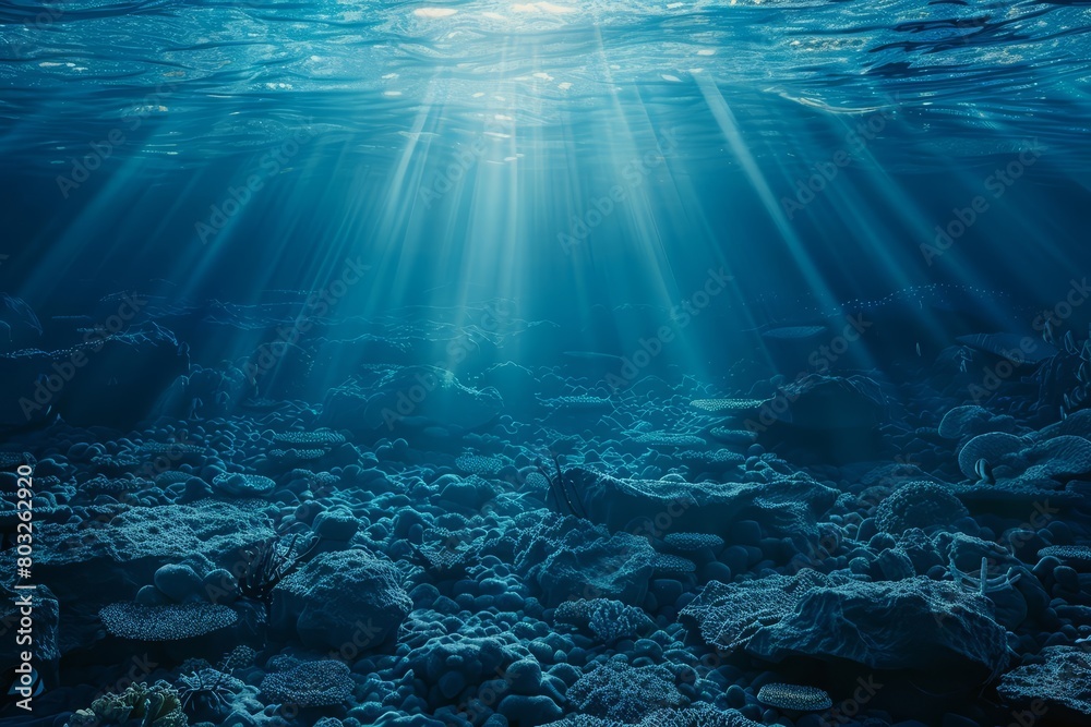 Obraz premium The deep sea is a mysterious and fascinating place