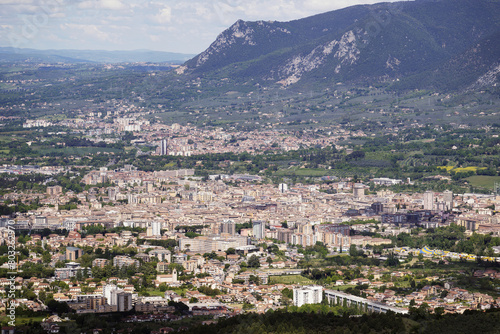 Terni seen from the east in springtime