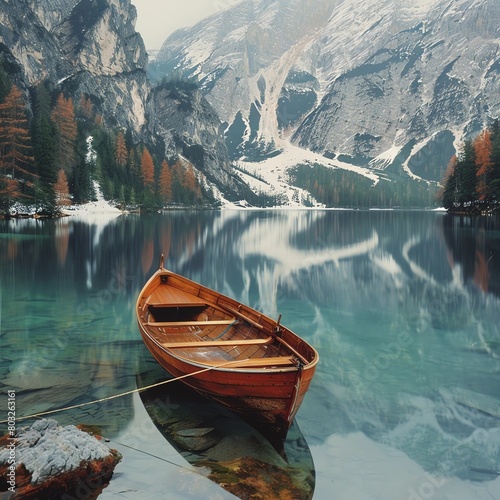 boats on the lake