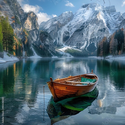 boat on the lake