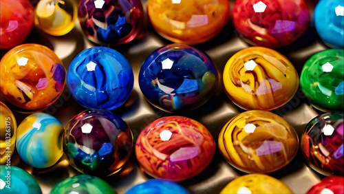 Colourful Glass Marbles