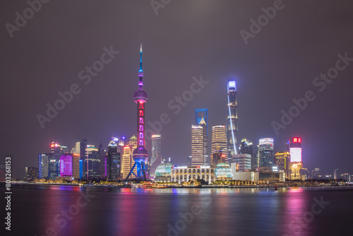 Lujiazui, Pudong New Area, Shanghai-city scenery landmark building