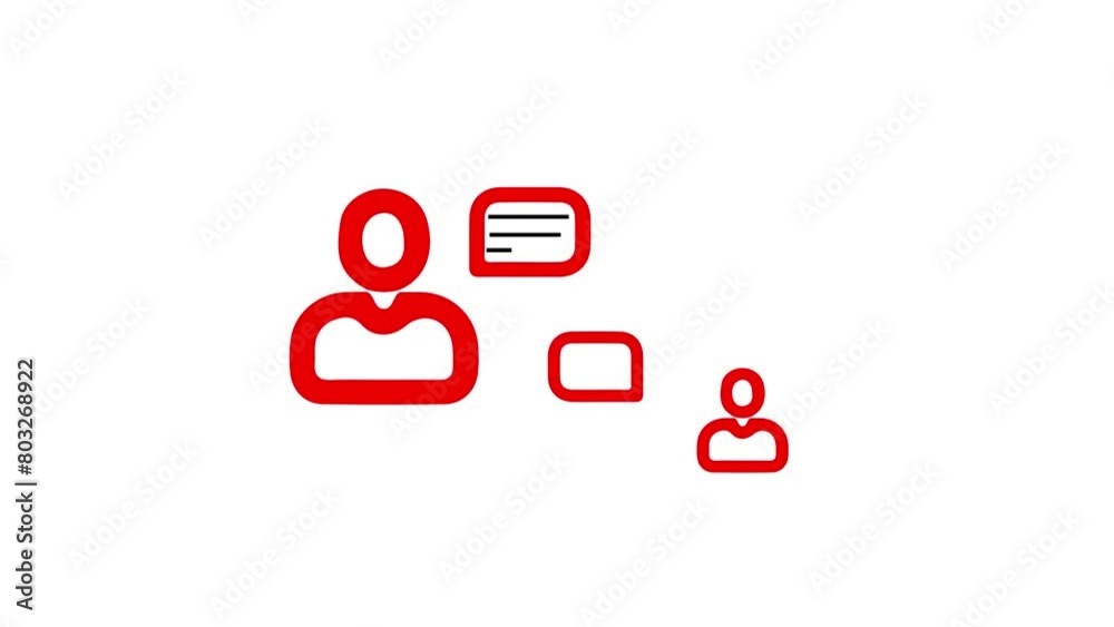 Animated Icon business people speaking scene. discussions, seminars, communities, competitions Two people talking animation background Animated Icon business people speaking scene. discussions, seminars, communities, competitions Two people talking animation background