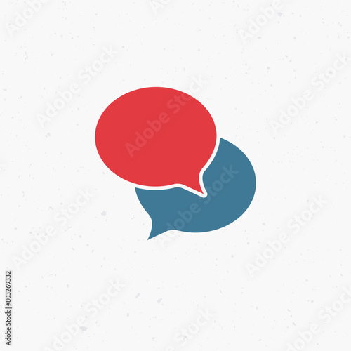Speech bubbles communicatio...