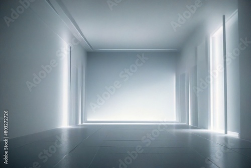 empty white room