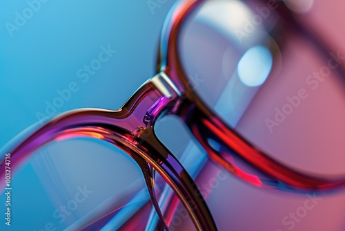 Pair of glasses on a table. Suitable for various concepts © Fotograf
