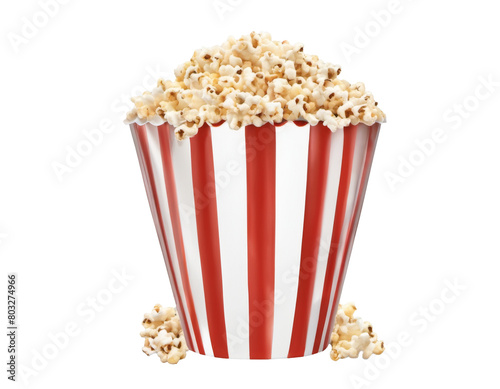 Popcorn bucket, transparent background