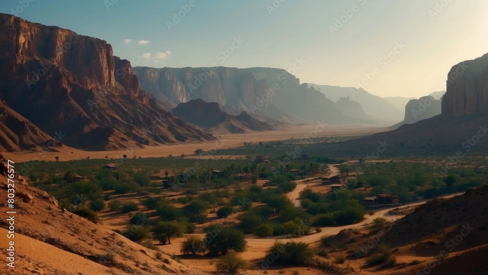 Fototapeta premium Wallpaper, realism, wild west