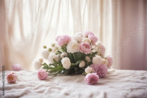 bouquet of pink tulips © birdmanphoto