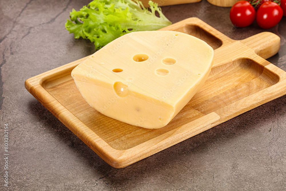Gourmet Maasdam cheese with hole Gourmet Maasdam cheese with hole