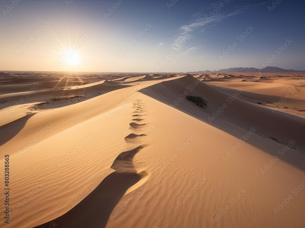 sand dunes in the desert