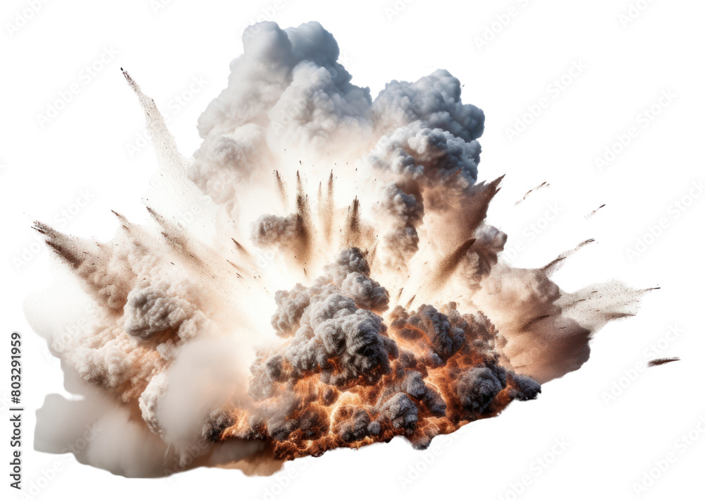 PNG Avalanche explosion fire white background destruction. PNG Avalanche explosion fire white background destruction.