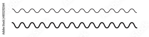 Abstract style zigzag lines. zigzag line pattern on black. Wave line ,wavy pattern and squiggly horizontal curvy lines. Vector illustration.