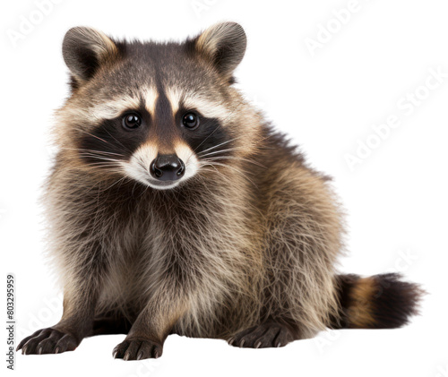 PNG Raccoon wildlife animal mammal.
