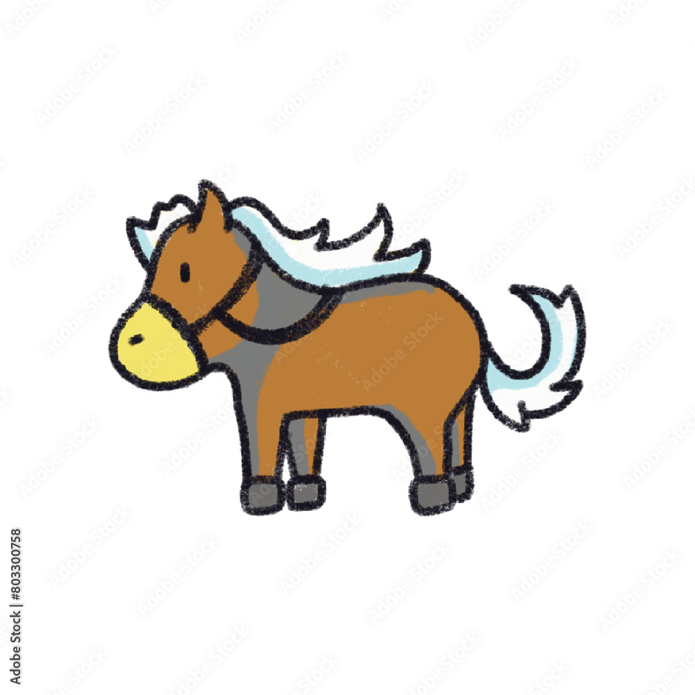 cartoon horse