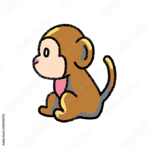 Cartoon monkey