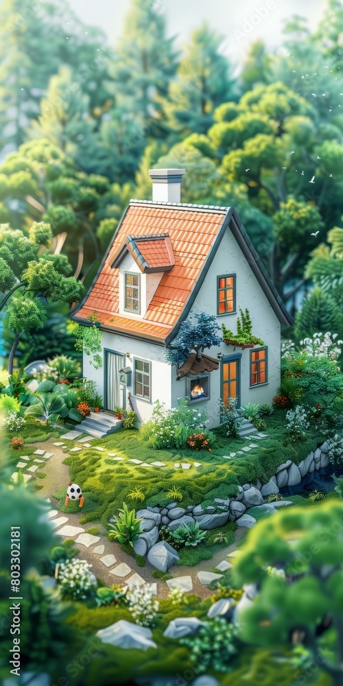 Small house in the woods Small house in the woods