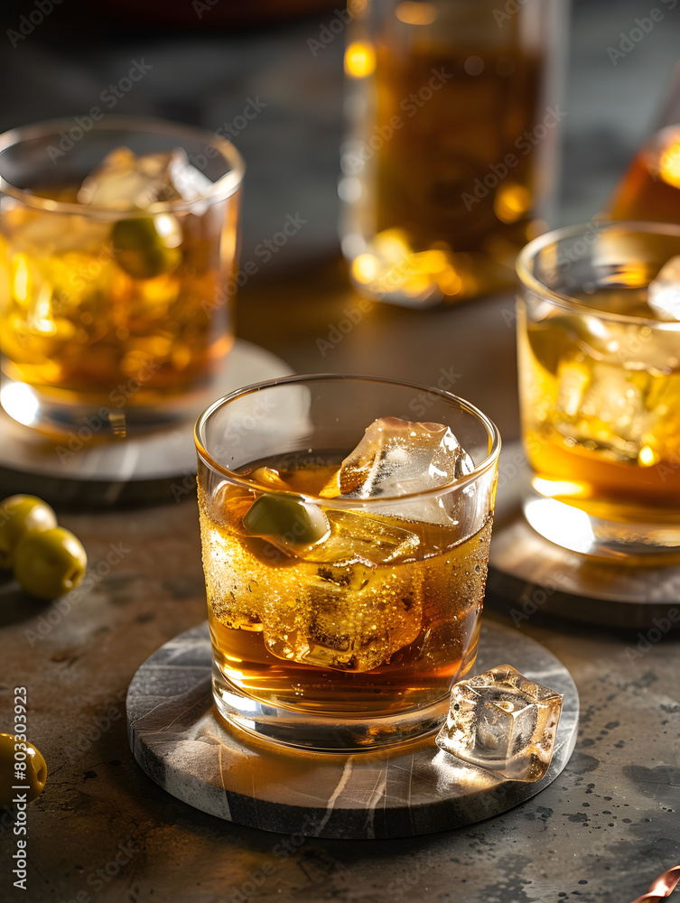 elegant and sophisticated old fashioned cocktail drinks with garnish on the rocks elegant and sophisticated old fashioned cocktail drinks with garnish on the rocks