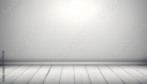 Bright and Airy Empty Room with White Walls and Wooden Floors - Ideal for Product Photography and Mockups