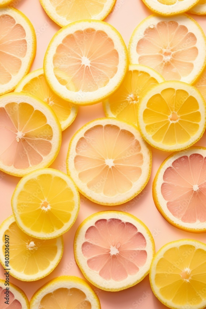 Close-up of a variety of citrus fruits