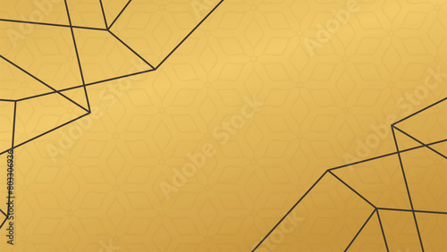 Golden elegant abstract mandala background