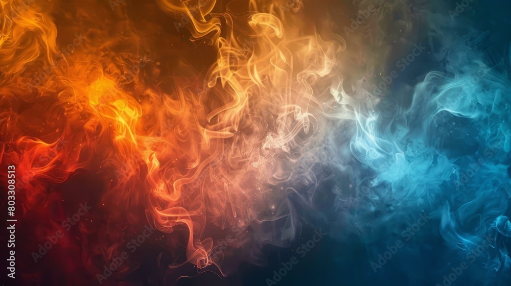 Fire and ice abstract background Fire and ice abstract background