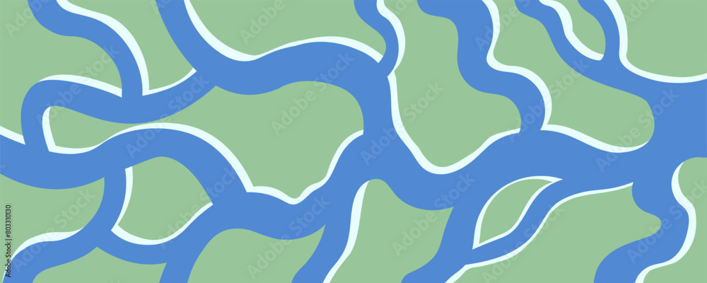 simple landscape river flow roads top view in vector.atmospheric view in flat style.template for background wallpaper banner simple landscape river flow roads top view in vector.atmospheric view in flat style.template for background wallpaper banner