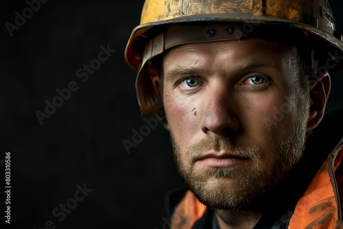 Portrait of a rugged construction worker
