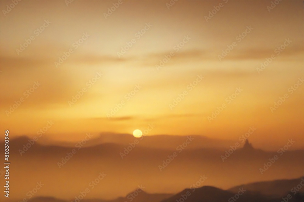 sunset in the mountains sunset in the mountains