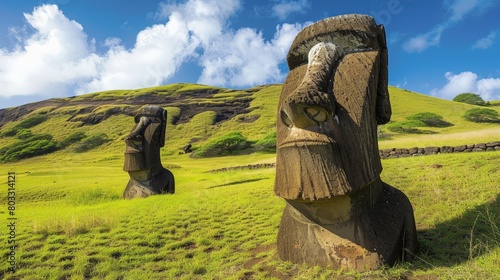 Easter Island Moai: Mystical Statues photo