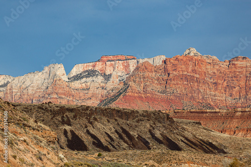 Ancient Eroded Mountains at Zion