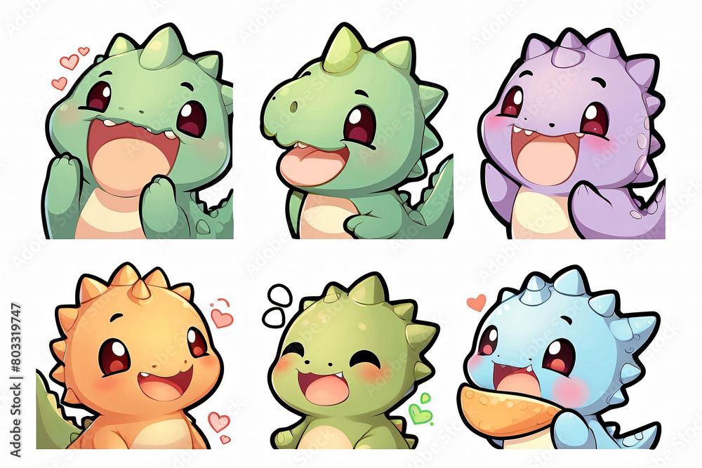 Anime, green dragon sticker Anime, green dragon sticker