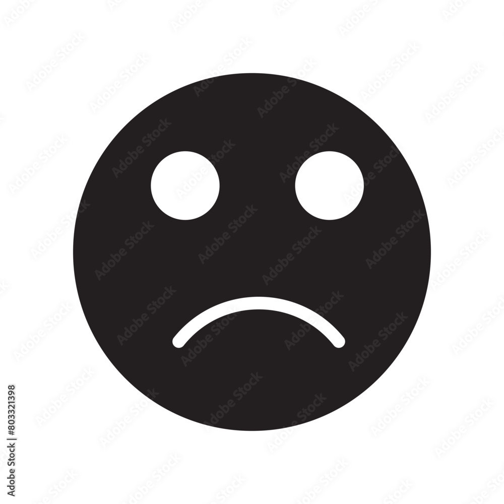 Happy face emoji vector icon. Face smile icon positive neutral. Black color and simple solid, Symbol, vector illustration. Happy face emoji vector icon. Face smile icon positive neutral. Black color and simple solid, Symbol, vector illustration.