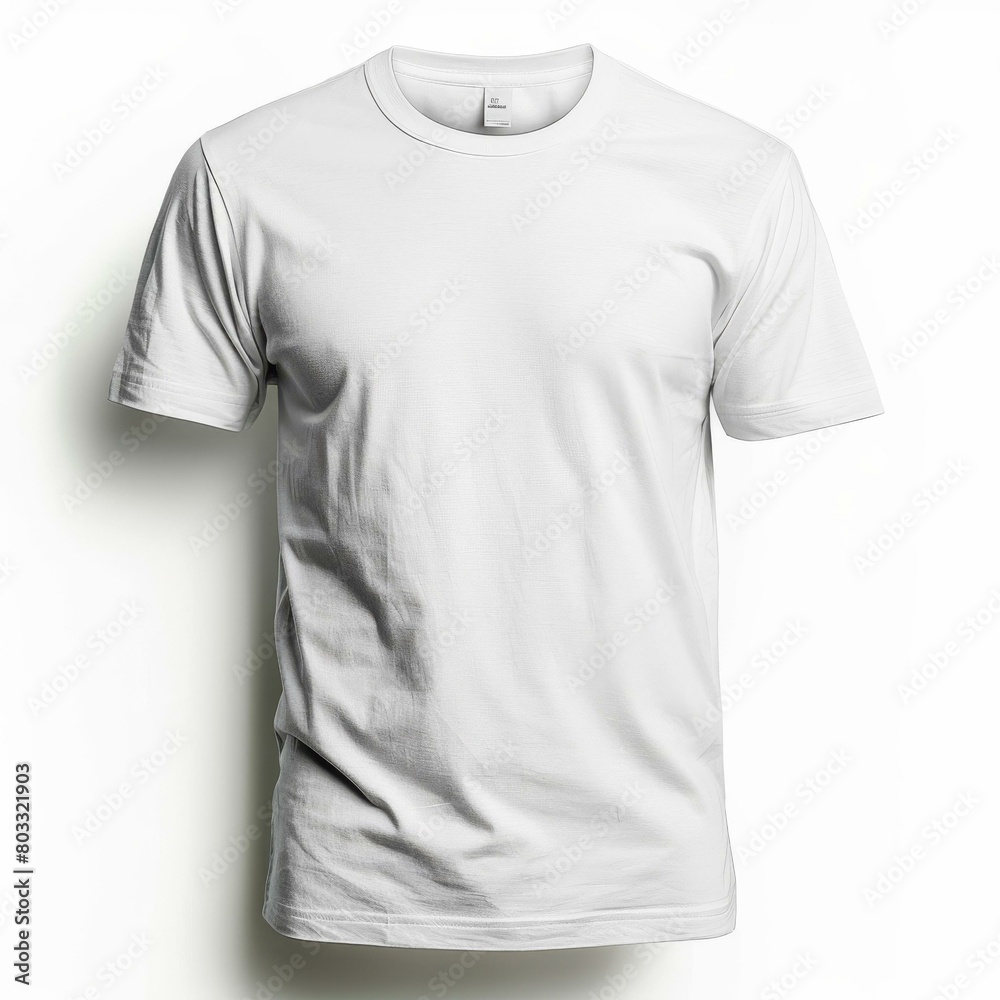 White shirt on white background White shirt on white background