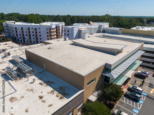 Various Commercial Buildings & Roofs in The Cameron Village District of Raleigh NC