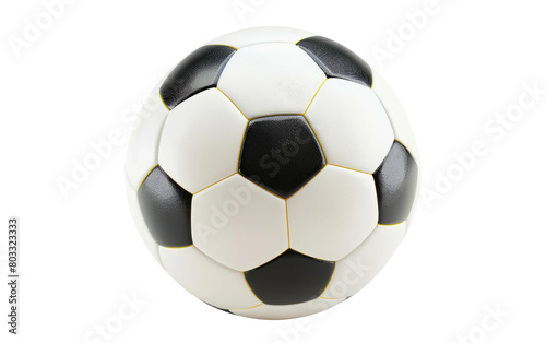 Modern Soccer Ball isolated on Transparent background.