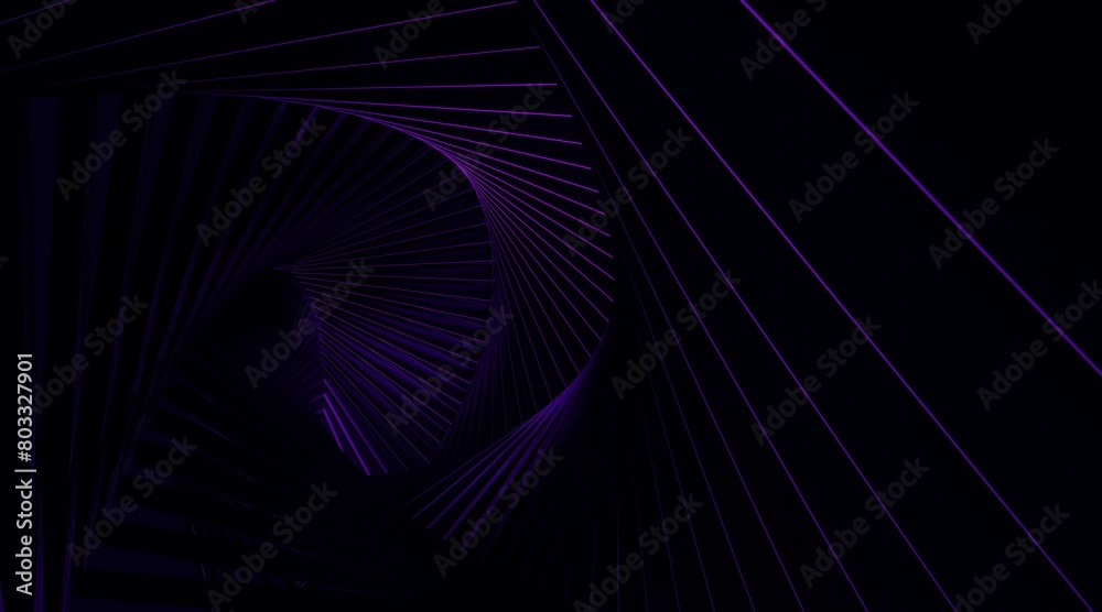 Naklejka premium Abstract architecture background geometric shapes in design interior 3d render