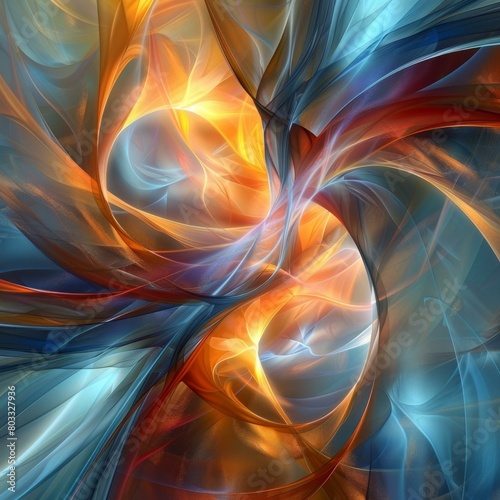 Mystical Encounter of Fire and Ice