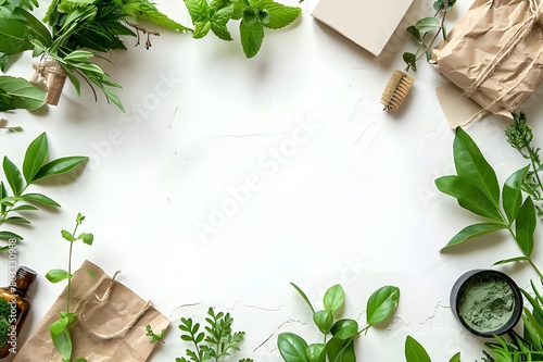 zeimage Green Sustainable Products White Background