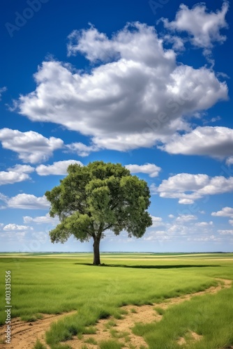 Lonely Tree in the Field
