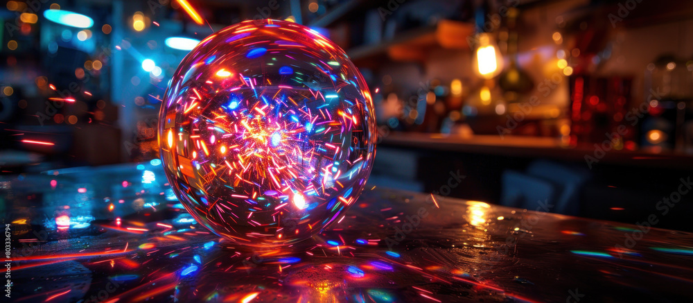 Fortune teller's magic crystal ball Fortune teller's magic crystal ball