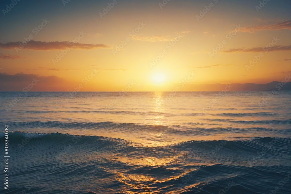 Obraz premium sunset over the sea