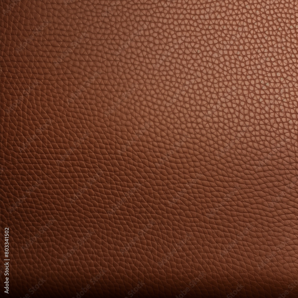 Close-up view of textured leather background ginger leather showing the quality of plane leather Close-up view of textured leather background ginger leather showing the quality of plane leather