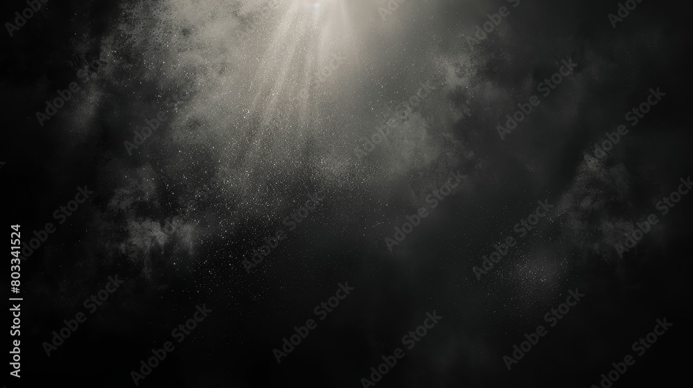 An atmospheric black gradient background, subtly textured with grain and noise, designed for use as a blurred dark header or backdrop in creative projects