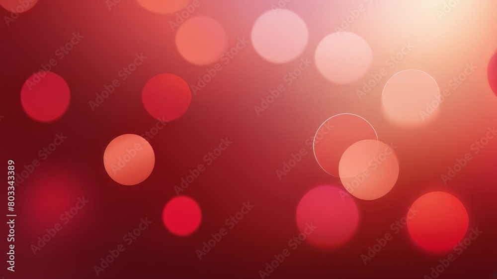 Blurry Bokeh Veiled in Mysterious Red Gradient Blurry Bokeh Veiled in Mysterious Red Gradient