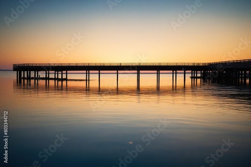 sunset at the pier © birdmanphoto