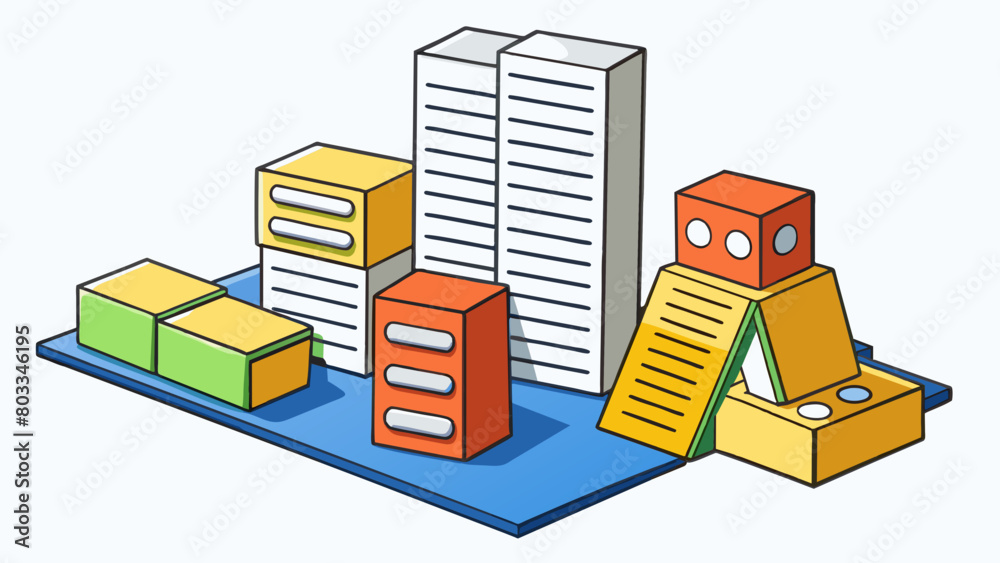 A contract is like a set of building blocks where each block represents a clause or condition that must be met for the whole structure to be solid and. Cartoon Vector A contract is like a set of building blocks where each block represents a clause or condition that must be met for the whole structure to be solid and. Cartoon Vector